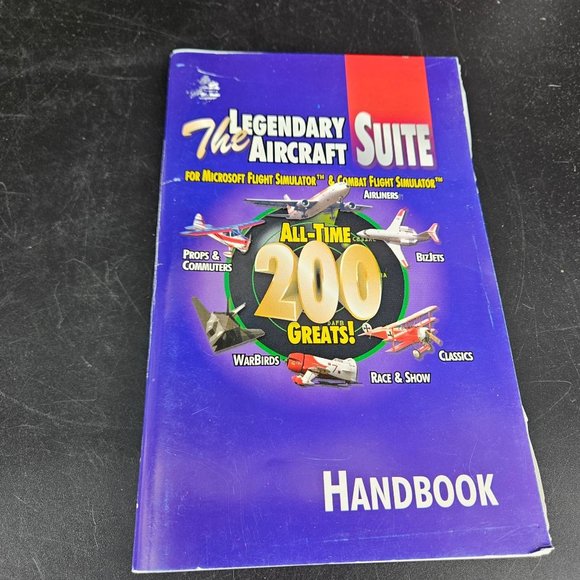 Microsoft Legendary Aircraft Suite Flight Simulator 2000 PC CD Disc Handbook - Picture 3 of 6